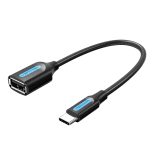 Vention USB C Male to USB 2.0 A Female OTG cable 0.15M Black PVC Type_ devicestech.co.ke