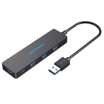 Vention 4 PORTS USB3.0 HUB 0.15M Black_devicestech.co.ke 1