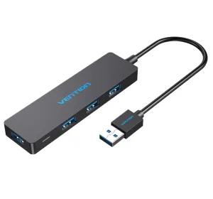 Vention 4 PORTS USB3.0 HUB 0.15M Black_devicestech.co.ke 1