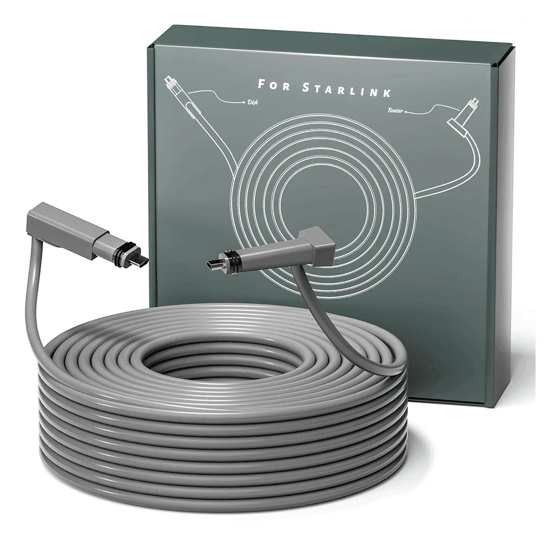 Starlink Standard Actuated Kit Gen 2 Extension Cable 150ft (45.72m