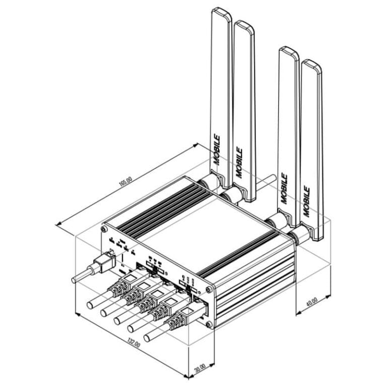 Teltonika RUTM51 Industrial 5G router • Devices Technology Store