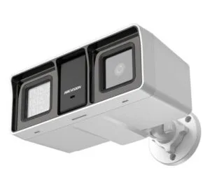 HIKVISION 3K Smart Hybrid Light Audio Fixed Bullet Camera DS-2CE18K0T-LFS side view-www.devicestech.co.ke