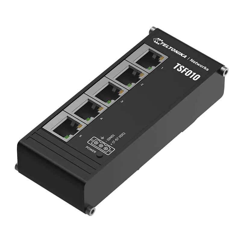 Teltonika TSF010 Unmanaged Industrial Ethernet Switch_www.devicestech.co.ke