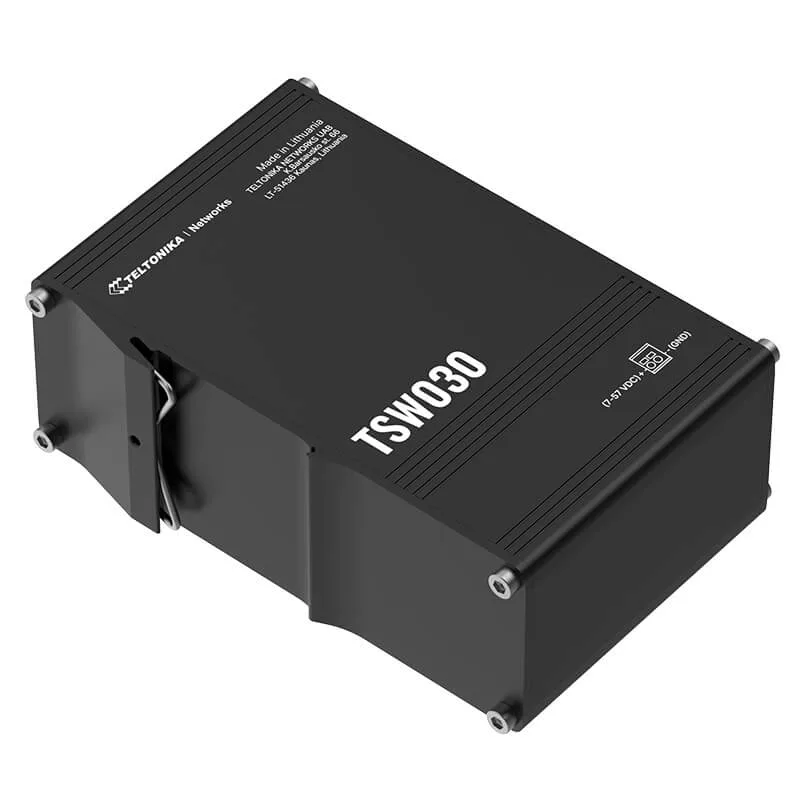 Teltonika TSW030 Industrial Unmanaged Ethernet Switch - Image 4