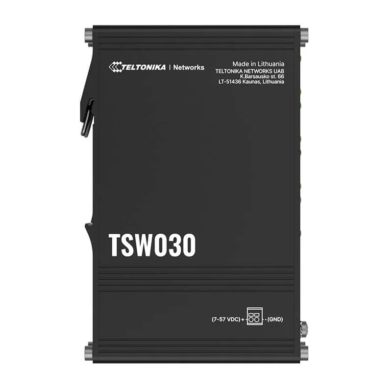 Teltonika TSW030 Industrial Unmanaged Ethernet Switch Top-www.devicestech.co.ke