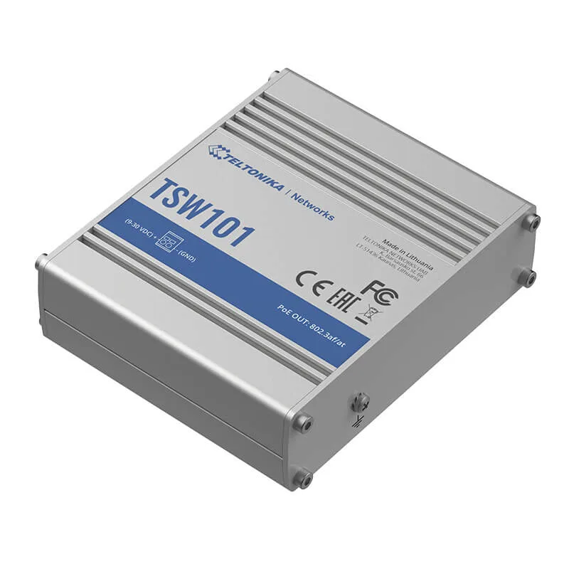 Teltonika TSW101 Automotive POE+ Gigabit Switch Back_www.devicestech.co.ke