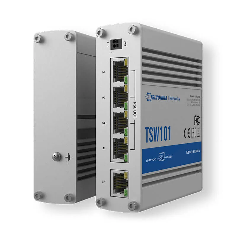 Teltonika TSW101 Automotive POE+ Gigabit Switch