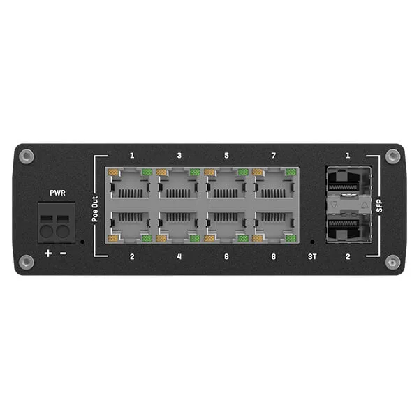 Teltonika TSW202 Industrial Managed Poe+ Ethernet Switch Ports-devicestech.co.ke