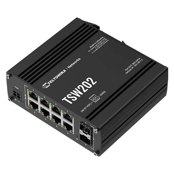 Teltonika TSW202 Industrial Managed Poe+ Ethernet Switch-www.devicestech.co.ke