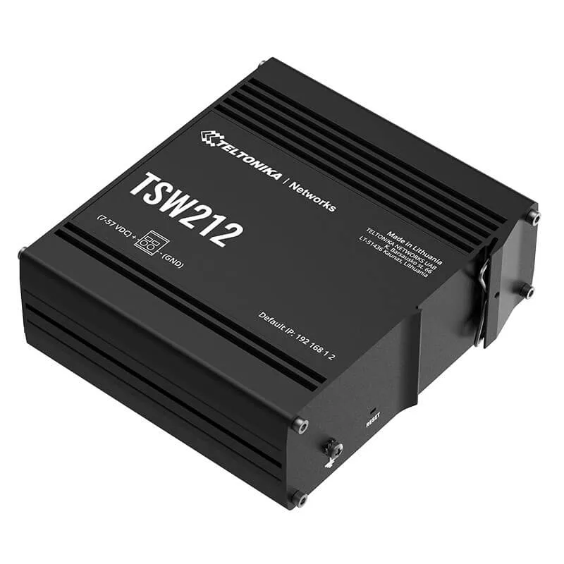 Teltonika TSW212 Industrial Managed Gigabit Switch Back_www.devicestech.co.ke