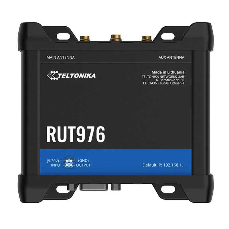 Teltonika RUT976 RedCap 5G Industrial Router with GPS Top_www.devicestech.co.ke