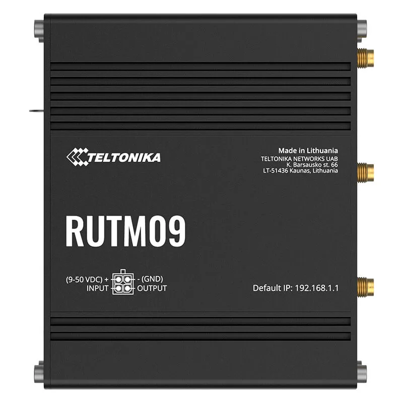 Teltonika RUTM09 4G LTE Industrial Router Top_www.devicestech.co.ke