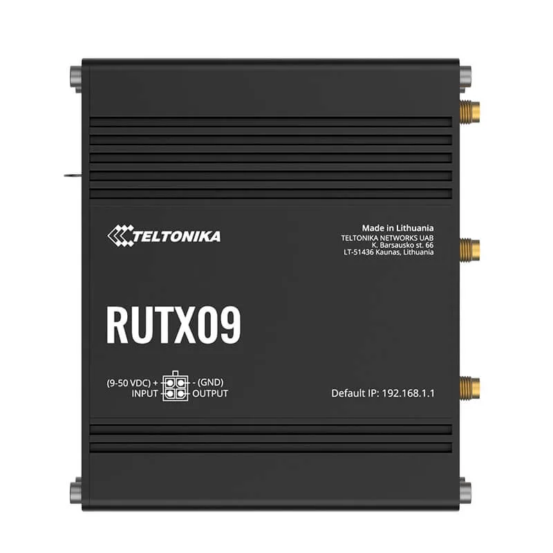 Teltonika RUTX09 LTE-A 4G Industrial Gigabit Router with Dual Sim - Image 3