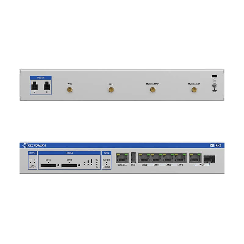 Teltonika RUTXR1 Enterprice Rack-mountable SFP/LTE Router with Dual SIM - Image 3