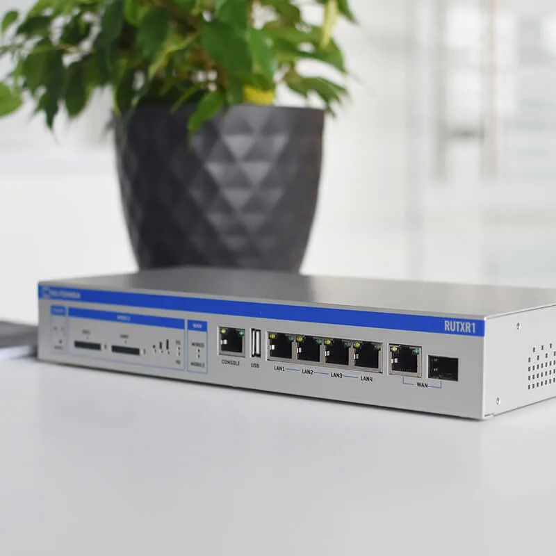 Teltonika RUTXR1 Enterprice Rack-mountable SFPLTE Router with Dual SIM Front_www.devicestech.co.ke