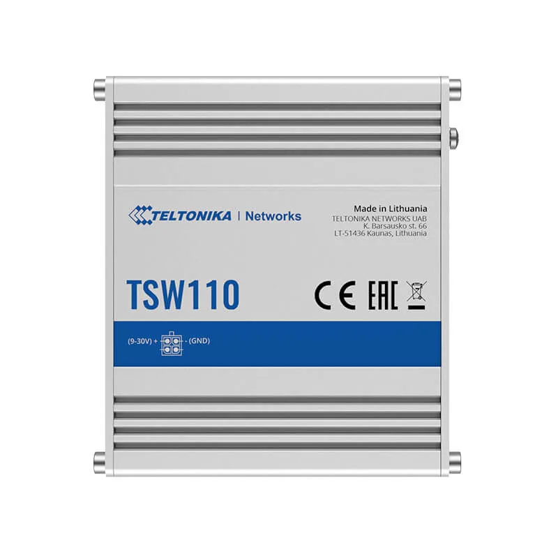 Teltonika TSW110 Industrial Unmanaged Switch - Image 4
