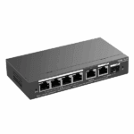 Ruijie Reyee RG-ES206GS-P 6-Port Gigabit Smart Cloud Managed PoE Switch Back Switch_www.devicestech.co.ke