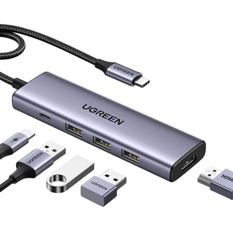 UGREEN 5-in-1 USB-C Multifunction Adapter - CM511_devicestech.co.ke 1