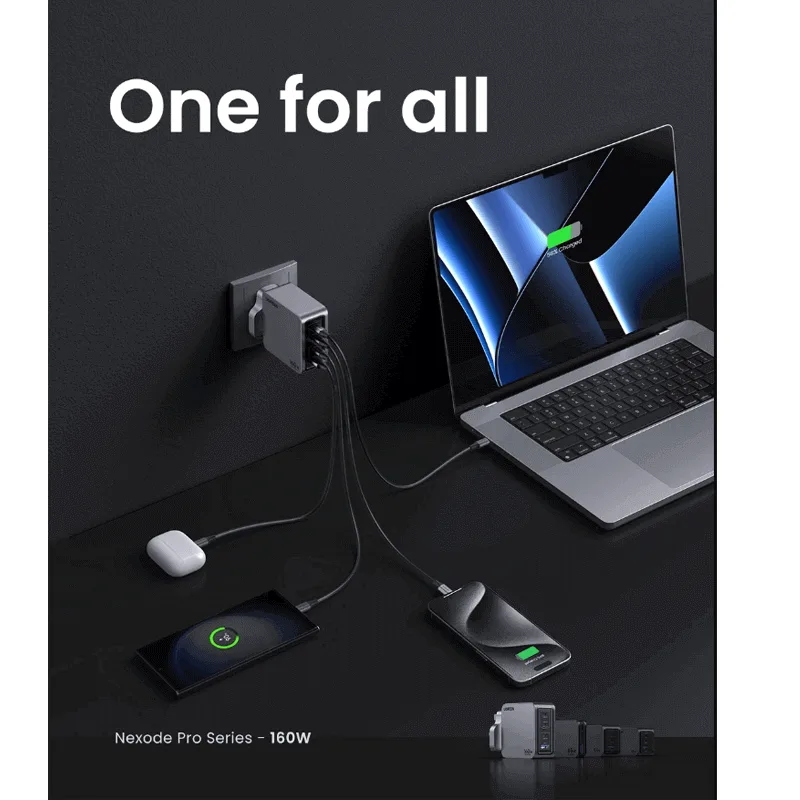 UGREEN Nexode Pro 160W 4-Port GaN _devicestech.co.ke 2