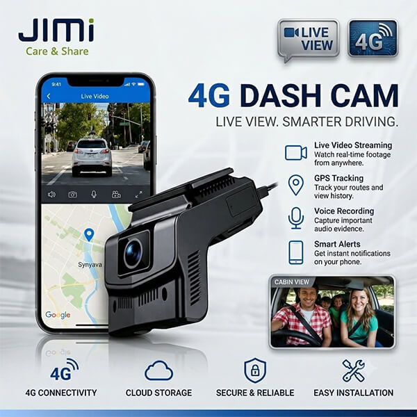 JimiIot JC270 Dashcam with Integrated DMS and ADAS - Image 5