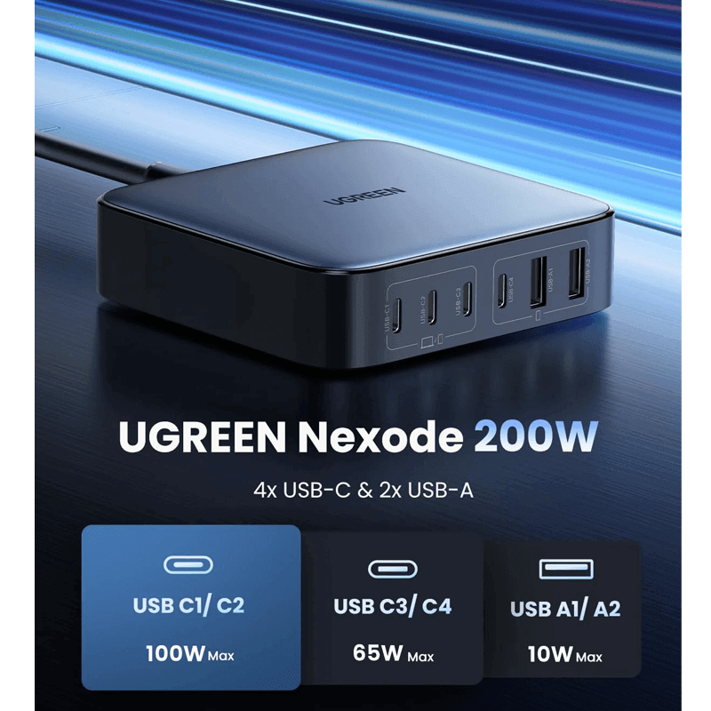 UGREEN CD271 GaN 200W Desktop Charge_ devicestech.co.ke 2