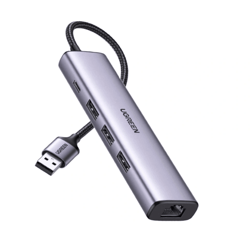 UGREEN CM475 USB3.0 to 3×USB3.0 +RJ45_ devicestech.co.ke 1