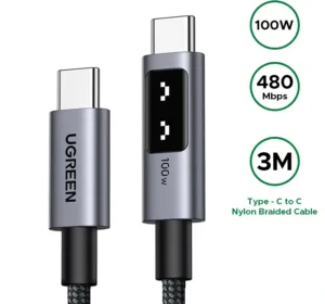 UGREEN L509 Uno USB-C to USB-C PD Fast Charging Cable 3m- UG-35513